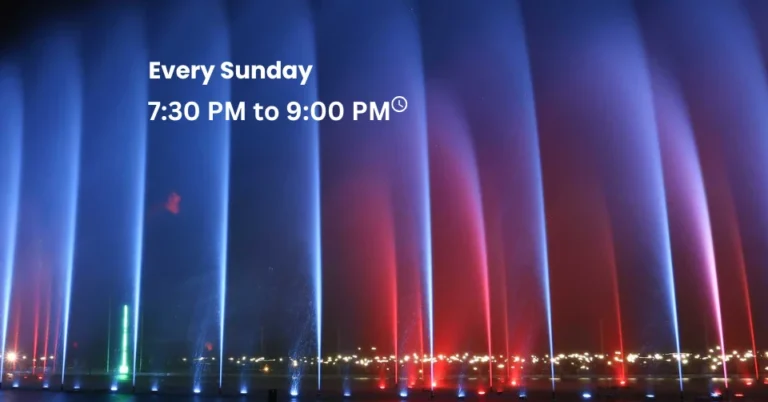 Bahria Dancing Fountains Karachi Operating Hours