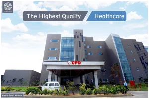 bahria town karachi international hospital main entrance