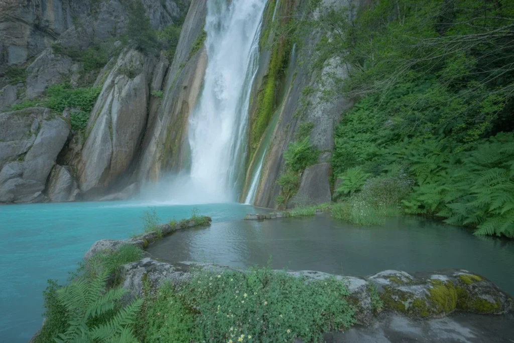 Mankota Waterfall near Skardu Pakistan