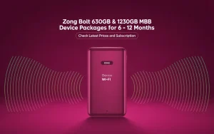 ZONG 12 Month MBB Package Price in Pakistan