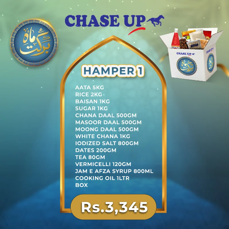 Chase Up Ramzan Hampers 1 Chase up karachi ramzan package price