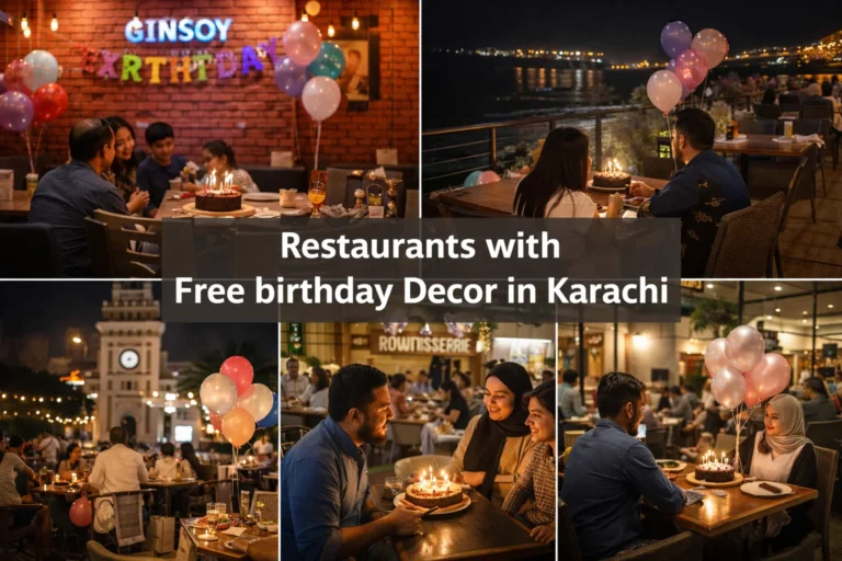 List of 30 Free Birthday Decor Restaurants in Karachi